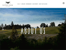Tablet Screenshot of battlecreekwinery.com